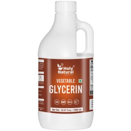 Vegetable Glycerin 33.81 Fl.oz (1000ml) l Vegetable Glycerin, Non-GMO, Kosher, Food Grade/Cosmetic Grade, For Baking and Mix in flavour as a vehicles