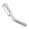 TAKPART Polished Bent Gear Stick Lever Knob Extender