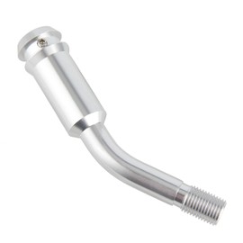 TAKPART Polished Bent Gear Stick Lever Knob Extender