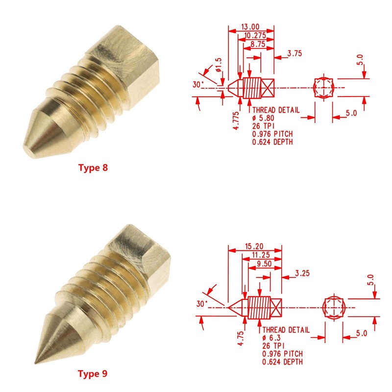 EMSea 10x Key Solid Radiator Bleed Key Heating Bleed Screw