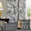 JINCHAN 100% Blackout Toile Curtains for Bedroom, 96 Inch Length