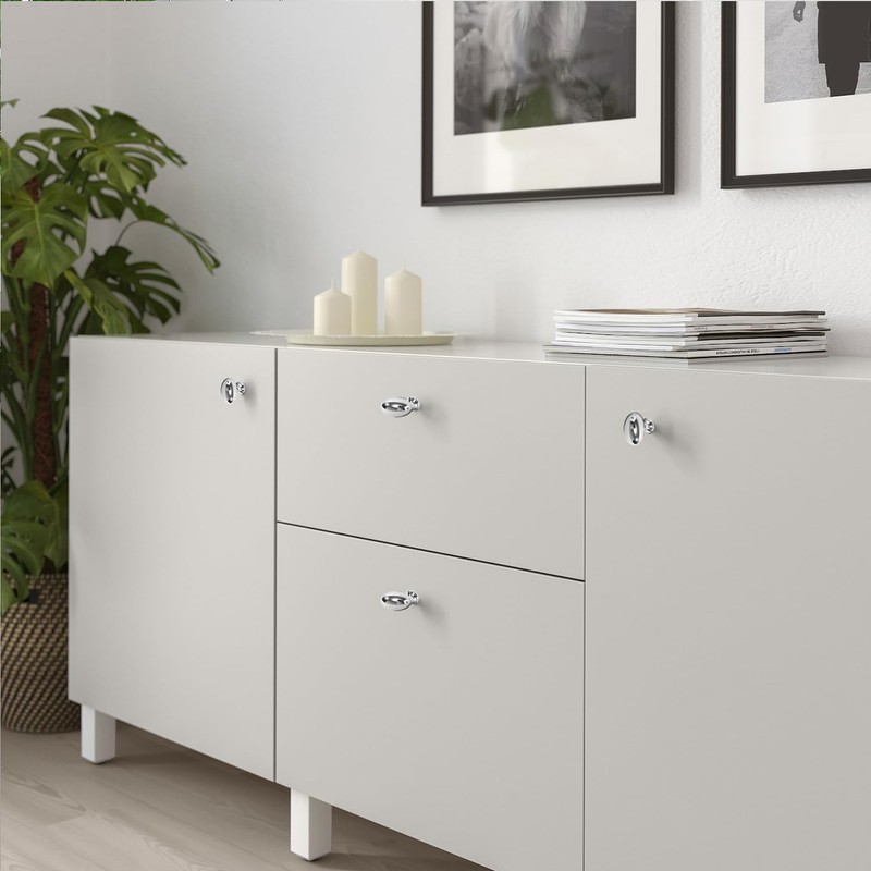 Fanruier Modern Minimalist Round Single Hole Cabinets, Drawers, Cabinets, Furniture