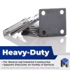 5" x 5" Heavy Duty Square Flat Steel Metal Base