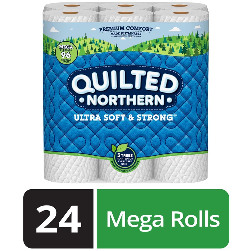 Quilted Northern 94475501 Ultra Soft & Strong 2-Ply Standard Toilet