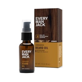 Every Man Jack Beard Oil, Sandalwood, 1.0-ounce