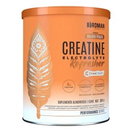 Birdman Creatine Refresher | Creatina Monohidratada con Electrolitos, Magnesio y Vitaminas | Golden Peach | 30 Porciones