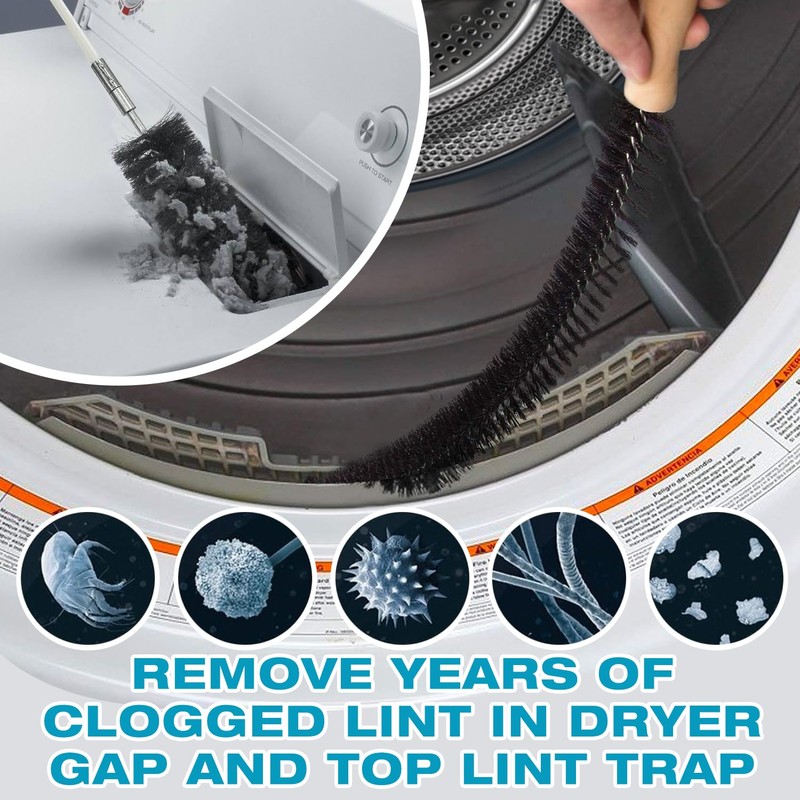 Sealegend 37-Piece 33-Feet Dryer Vent Cleaner Kit, Dryer Cleaning Tools,