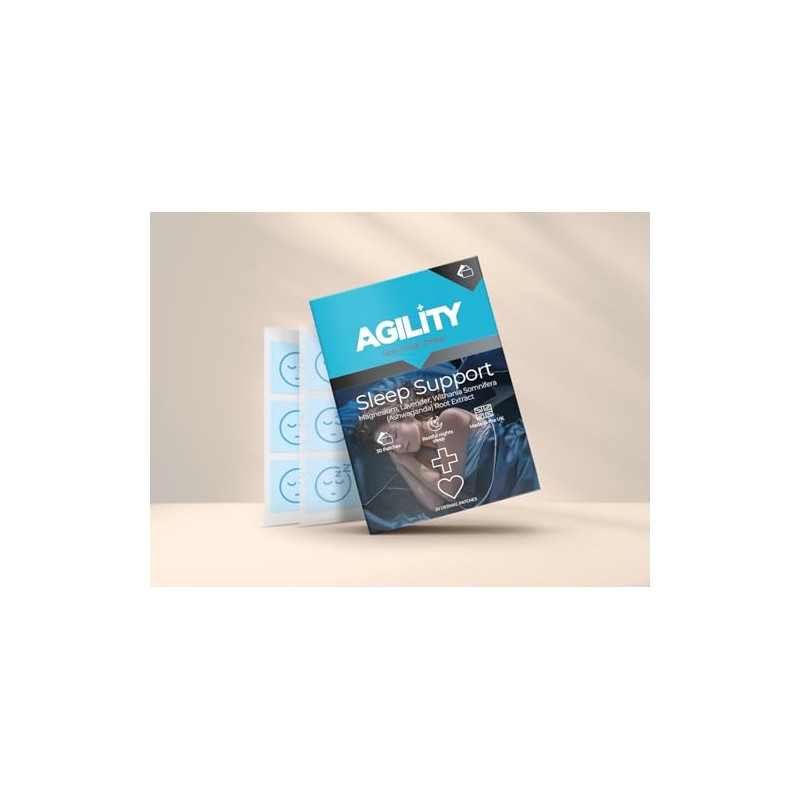 Agility Health 1 Month Sleep Support Patches. High Strength Lavender