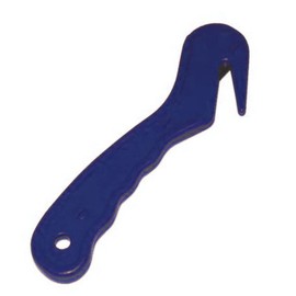 SILVERLINE Handy Cutter Disposable Film Cutter, Sharp, Durable Steel Blade, Safe and Efficient Cutting Design for Shrink Wrap, Stretch Wrap, Tape, and Plastic Straps, Gardening - Random Color (Red or Blue)