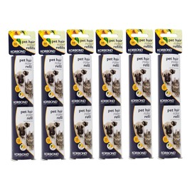 Korbond Pet Lint Roller Refills - 396 Sheets, Lemon Scented | Lint Rollers, Lint Remover, Pet Hair Remover, Dog Hair Remover, Cat Hair Remover, Lint Roller Refills, Pet Hair Remover Roller