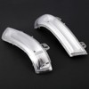 Pair of Wing Mirror Indicator Turn Signal Light Lens LED