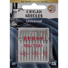 ORGAN NEEDLES 70-#90 Combo Universal x 10 Needles