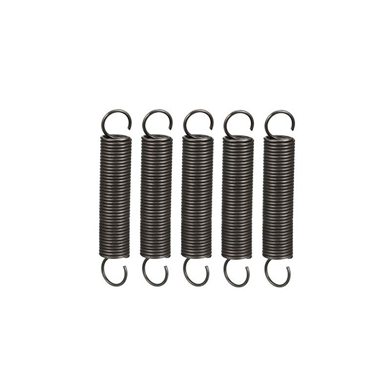 sourcing map 5Pcs Extended Tension Spring Wire Dia 0.04", OD
