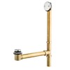 Artiwell 1-1/2" Brass Tubular Bath Drain Kit with Tip-Toe Bath