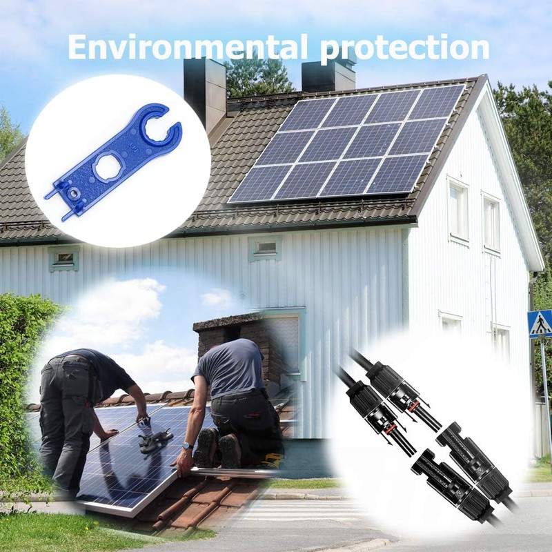 iSunergy Solar Panel Crimping Tool,Crimping Tool Kit with 10PCS Connectors