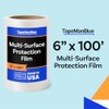TapeManBlue Multi-Surface Protection Film, 6 inch x 100' Roll, Removable