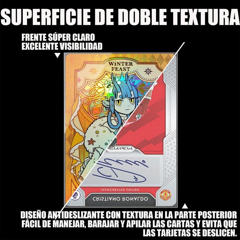500 Fundas para tarjetas de tamaño estándar, Protector de Cartas