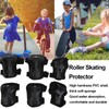6PCS Protective Gear Kit for Adults, Knee Pads, Elbow Pads,
