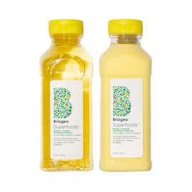 Briogeo Superfoods Banana + Coconut Hair Pack: Hidratación para Cabello Seco y Opaco, Vegano y Cruelty-Free, 2 x 12.5 fl oz