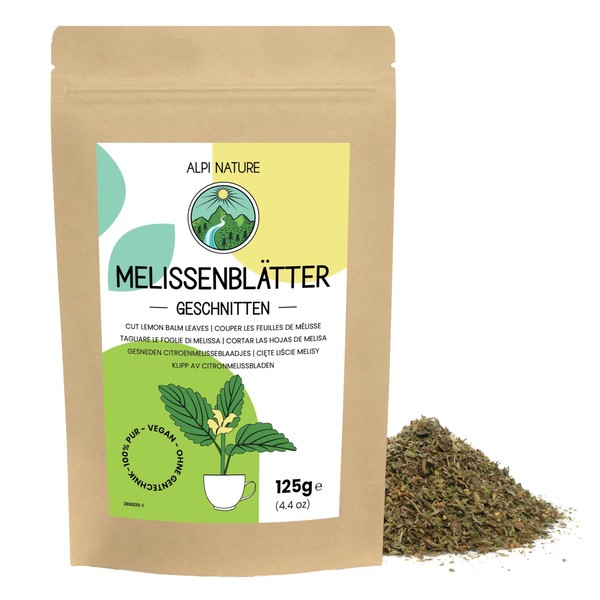 Lemon Balm Tea 125g 4.4 oz by Alpi Nature, Dried
