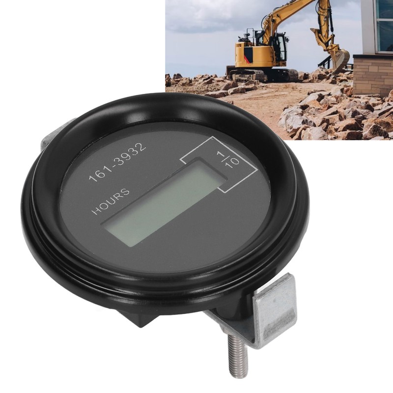 Excavator Electronic Remote Timer LCD Hour Meter for Caterpillar Heavy
