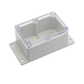 Waterproof Electronic Project Box Enclosure ABS Plastic Cover Cases Grey/Transparent