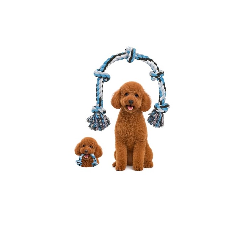 PUBAMALL Cuerdas de Juguete para Perros, Cuerda para Masticar Perros