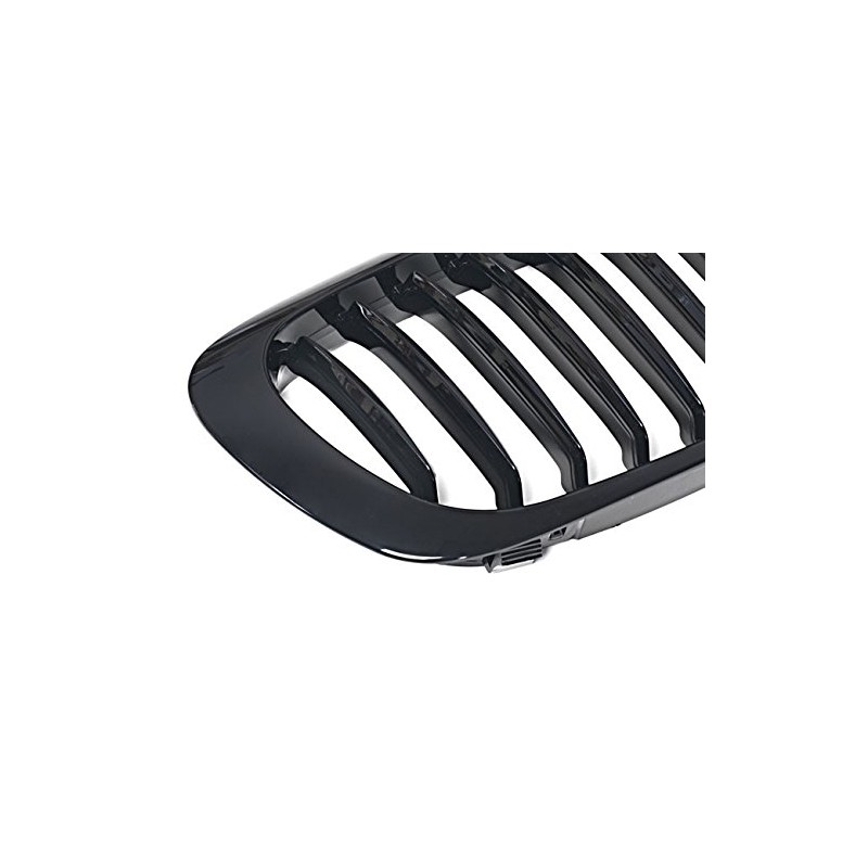 Radiator Sport Front Ribbed Grill Black Gloss Registration Free Set