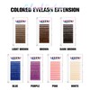 VEYES INC Colored Lash Extensions 03 05 07 15 C/D
