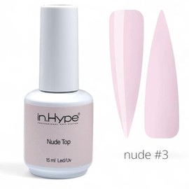 IN.HYPE UV Nude Gel Top No wipe for nail Nude #3