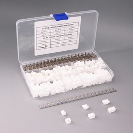RFaha 560pcs JST-XH Connector Kit 2.54mm 2/3/4 Pin Female Header Plug JST XH Adapter Housing Cable Socket Male Female Crimp DIP Kit(XH#2-4)