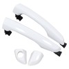 ApplianPar Front Driver and Passenger Side Exterior Door Handle White