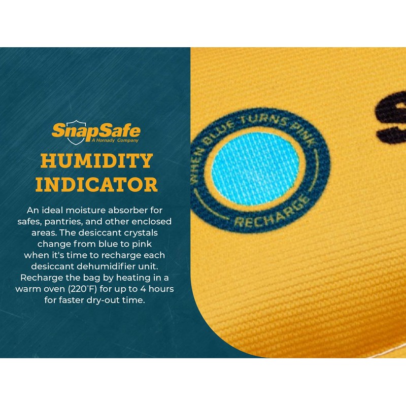 SnapSafe Reusable Dehumidifier Bag 450G, 75908 - Portable, Easy to