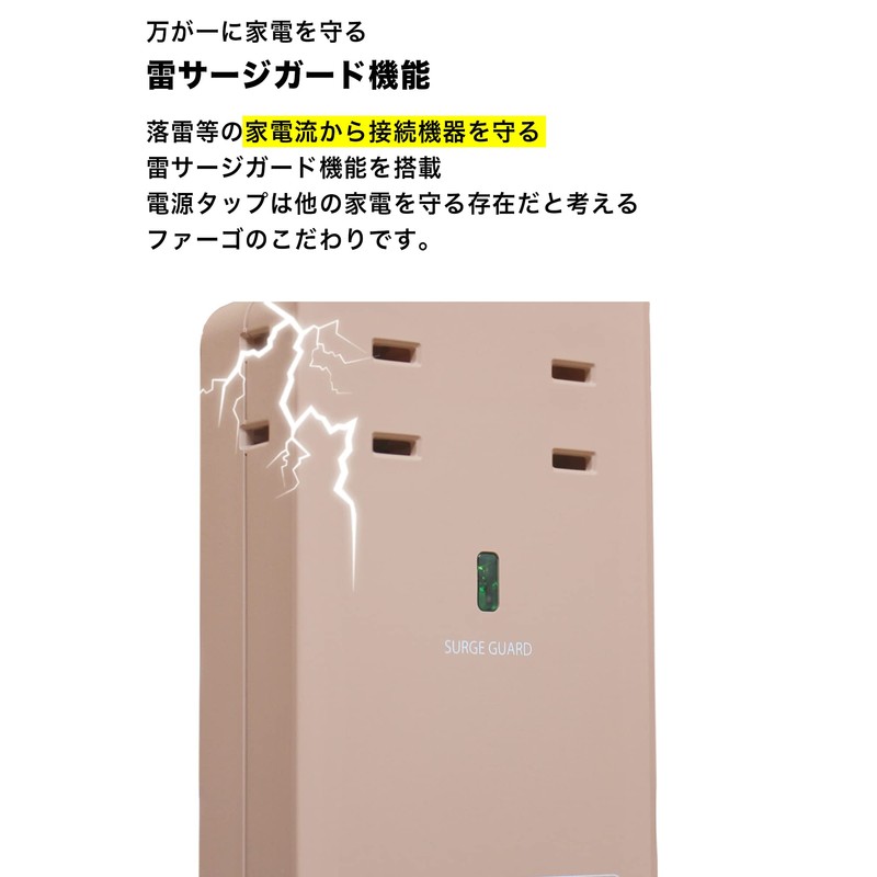 Fargo SATI COLOR CT221BE Wall Mounted Power Strip with Smartphone