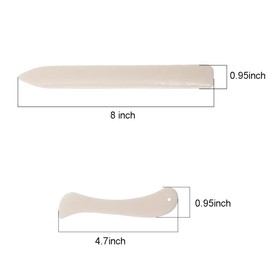 2PCS Bone Folder Bone Paper Creaser Scoring Board Tool for Making Card Bookbinding Paper Crafts Leather Crafts