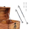 2 Pack Soft Close Toy Box Hinges for Heavy Curved,