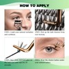 Lash ClUKters 300Pcs Individual Lashes 30D+40D+50D 0.07D Curl 9-18MMIX Lash