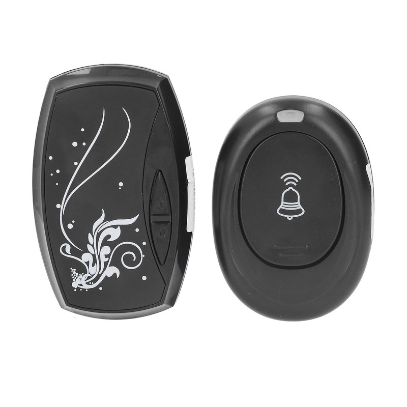 Wireless Doorbell with LED Flash Light Remote Control Music Doorbell
