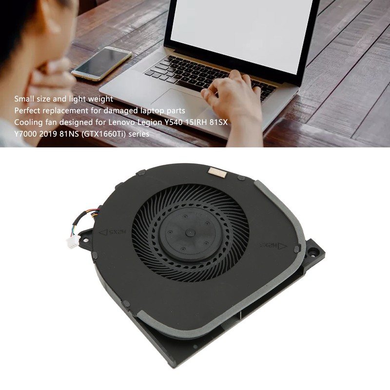 Laptop Cooling Fan Replacement 4 Pin Power Connector For Lenovo