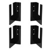 4Pcs Black Acrylic Skateboard Wall Mount Rack Skateboard Wall Hanger