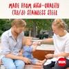 NUK Active Cup Toddler's Drinking Bottle, 12+ Months, Stainless Steel,