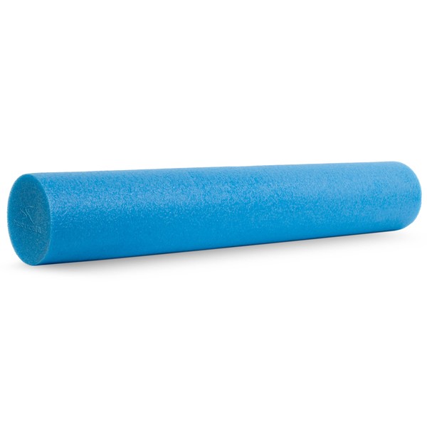 Prosource Fit Flex Foam Rollers 36” for Muscle Massage, Physical Therapy, Core & Balance Exercises Stabilization, Pilates, Blue