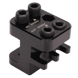 KIMISS Motorcycle ATV Master Link Press Tool, Billet Aluminium Black Anodised Motocross Master Link Press Equipment, Wide Application for 520 525 530 Chain