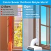 Flamorrow Portable Air Conditioner Window Seal Kit with Insulation Foam