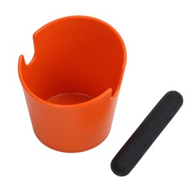 COLFULINE Coffee Grinds Waste Container Tamper Bin Espresso Coffee Knock Box ABS Plastic