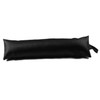 Classic Home Store Black Leatherette Draught Excluder Faux Leather Boat