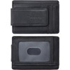 Genuine Leather Magnetic Front Pocket Money Clip Wallet RFID Blocking