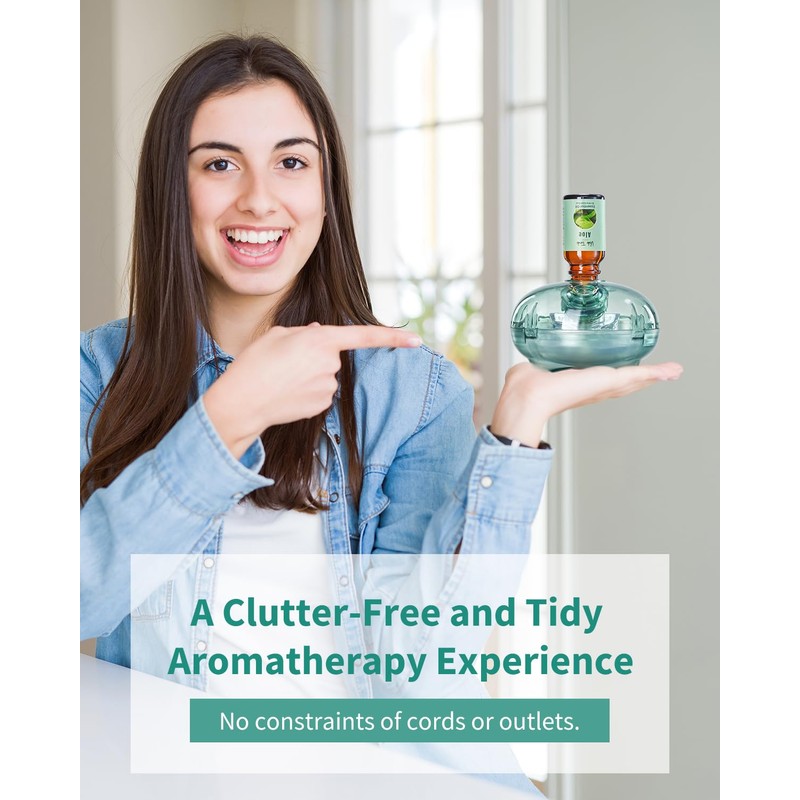 VEDA TINDA SCENT Upgraded Cordless Rechargeable Waterless Diffuser and Clean