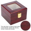 2 Grids Wooden Watch Holder Wristwatch Display Case Jewelry Gift