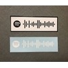 Custom 4.5x1.5 Spotify QR Code Song Decal/Sticker